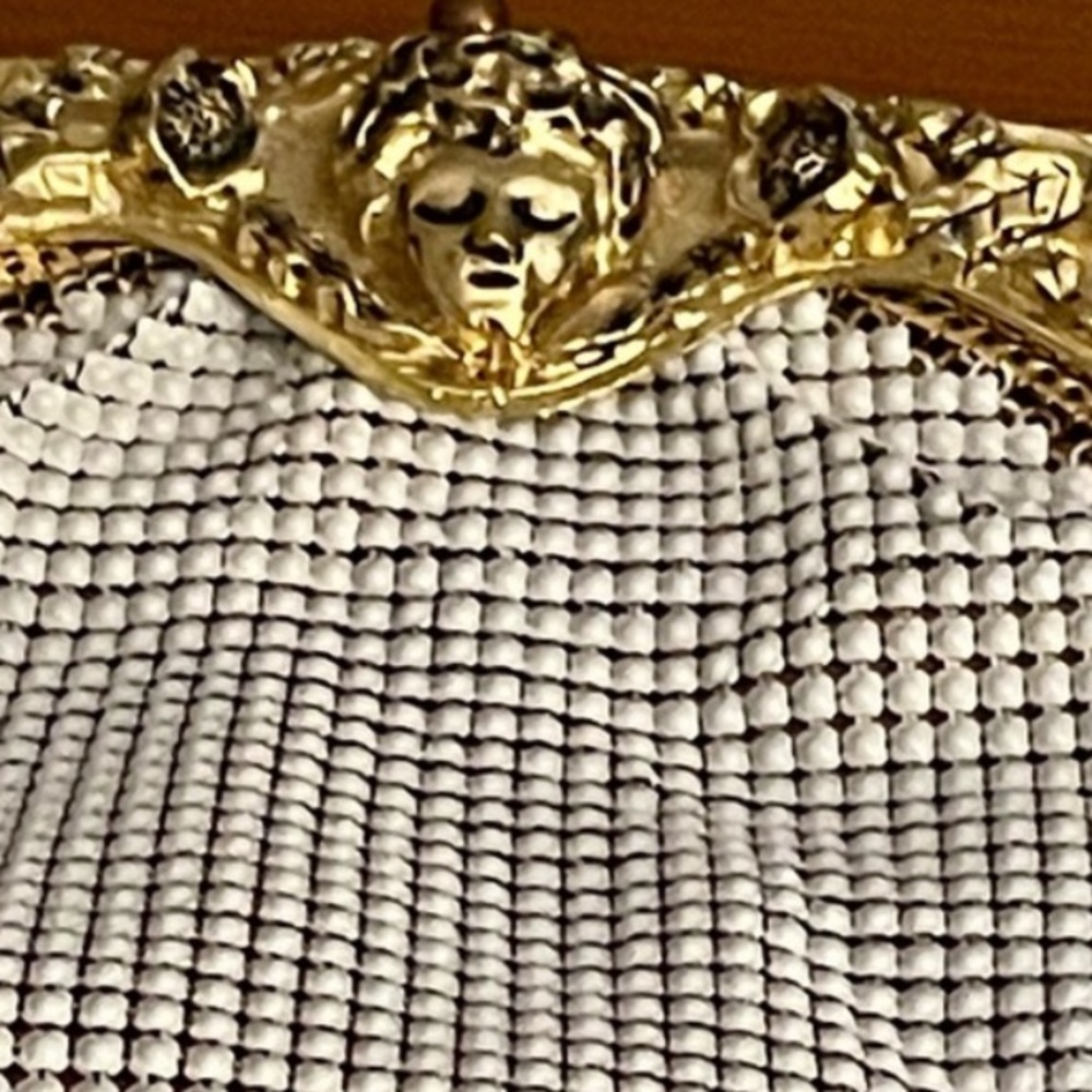 NWT VINTAGE Whiting and Davis Vintage Mesh Bag Schiaparelli Era - Picture 10 of 15